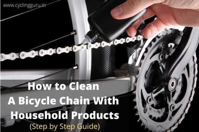 how to clean a bicycle chain with household products
