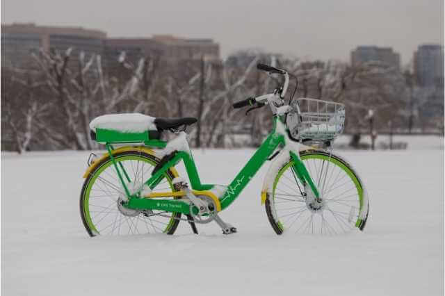 can you ride an electric bike in the snow