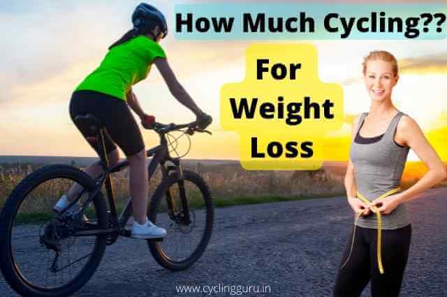 how much cycling to lose weight