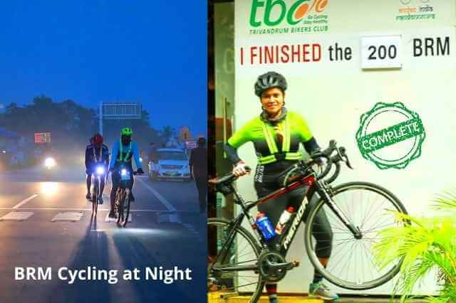 brm cycling at night