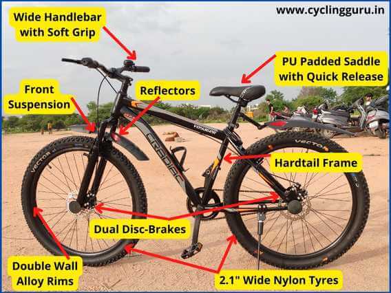 Cradiac Voyager 27.5inch MTB Key Features