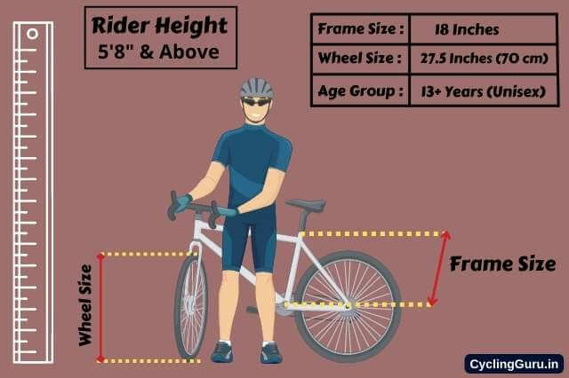 Size Guide for Hero Reaction 27.5T