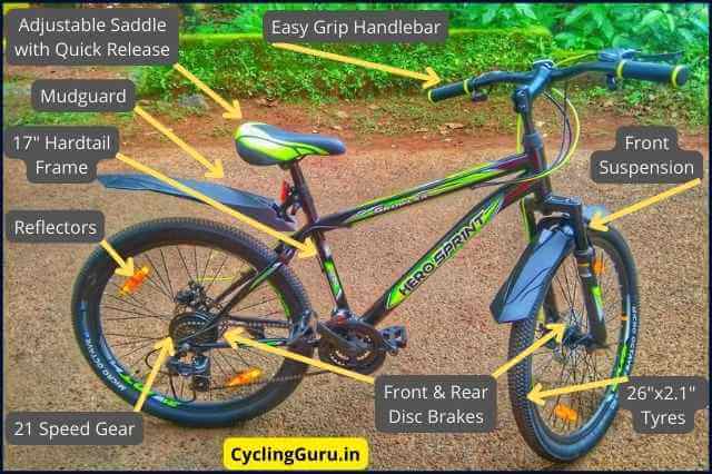 hero slim tyre cycle