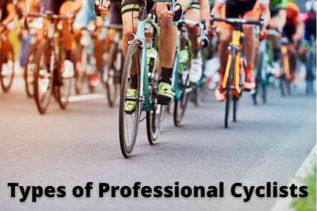 types of professional cyclists