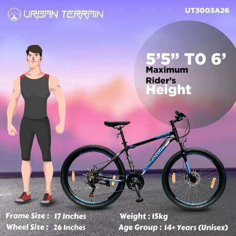 Urban Terrain UT3000 MTB 27.5T Ideal Height