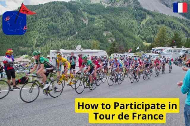 how to participate in tour de France cycling event