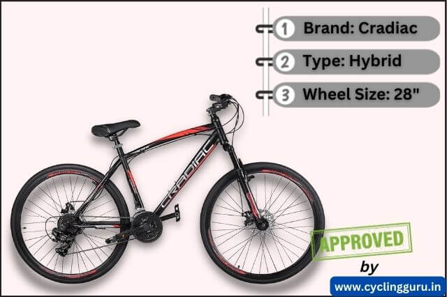 Cradiac 700c hybrid bicycle review