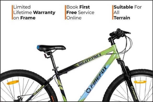 features of firefox bad attitude hybrid bike