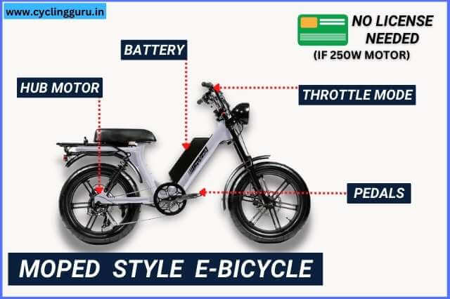 moped style elctric bike