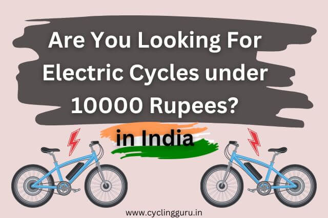 electric cycle under 10000