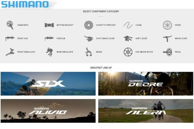 Products offered by Shimano