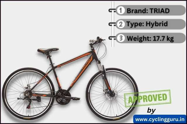 Triad Unisex X4 700C Hybrid Bicycle