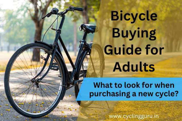 how to buy a bicycle for adults
