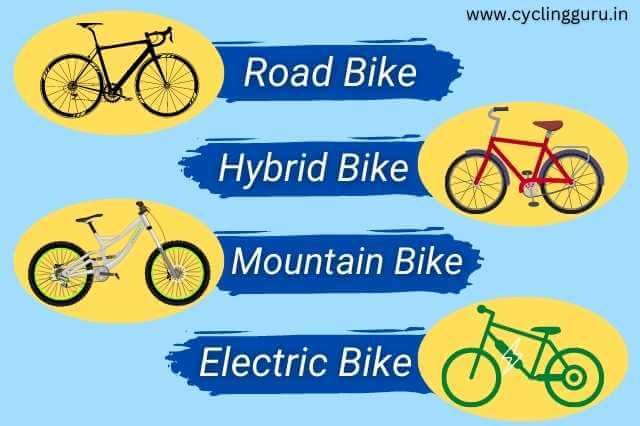 major types of bicycles