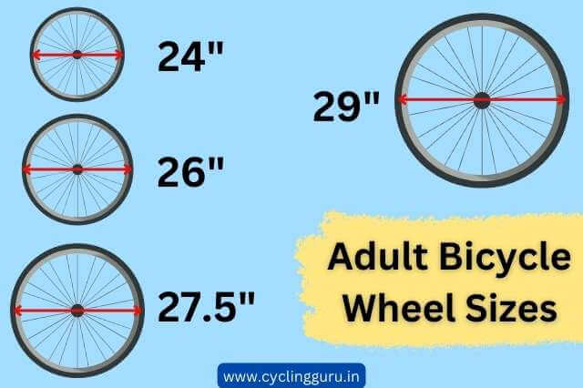 bicycle wheel sizes for adults