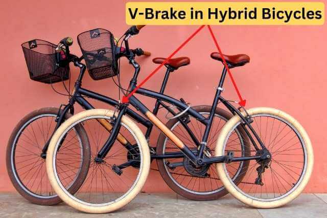 hybrid bikes with v brakes