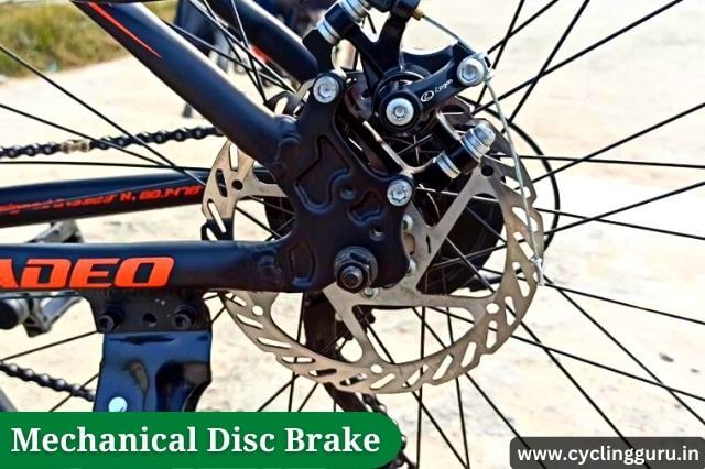 rear mechanical disc brake
