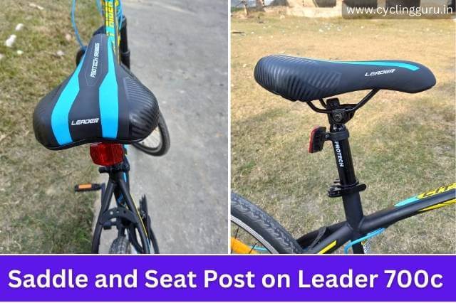 saddle and on leader 700c hybrid cycle