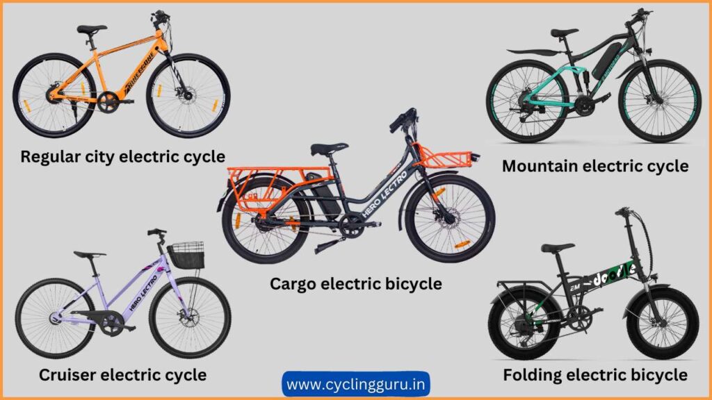 types of electric bicycles in India
