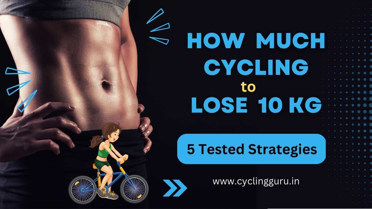 how much cycling to lose 10kg